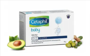 Cetaphil Baby Mild Bar for Face and Body-Pack of 4